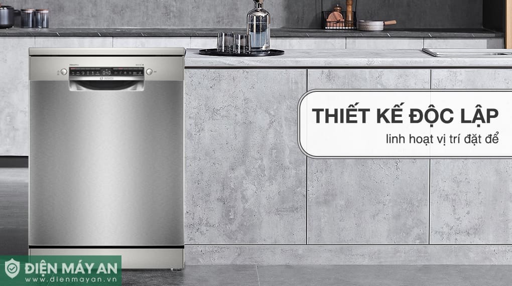 Máy rửa bát độc lập Bosch Serie 4 SMS4ECI26E